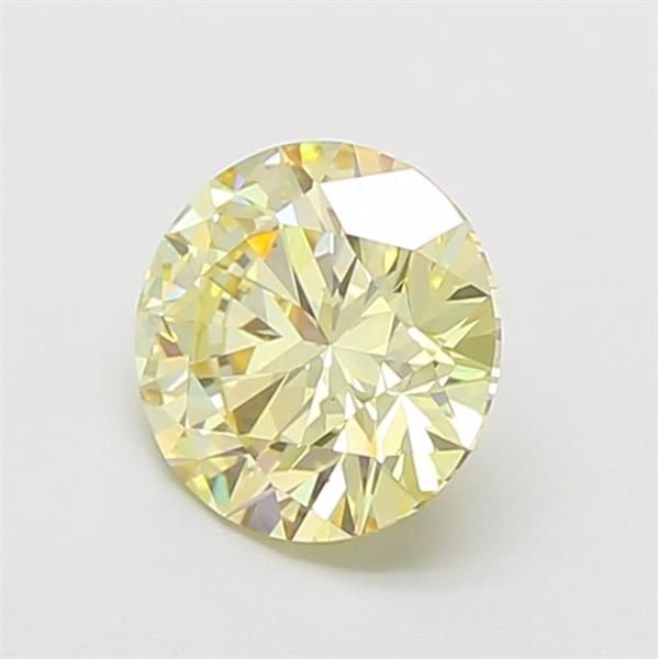 1.50 Ct. Fancy Light Yellow Round Lab Diamond