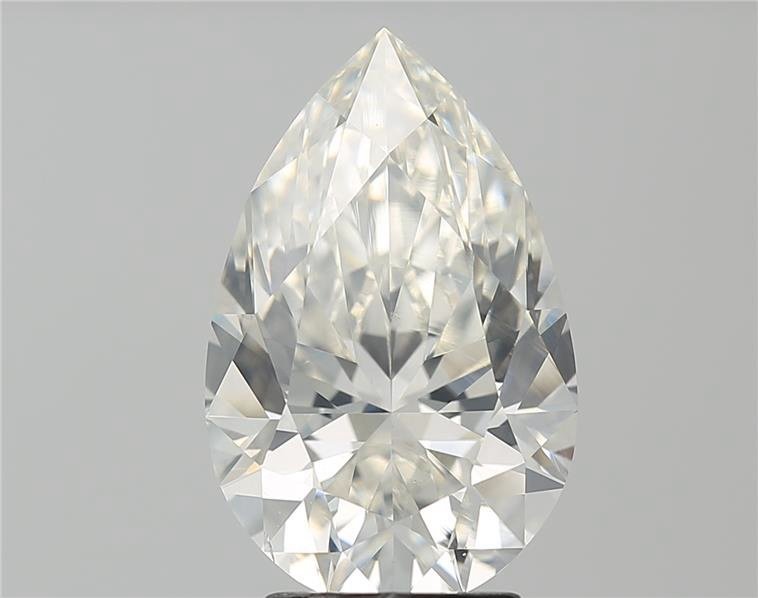 3.51ct I VS2 Rare Carat Ideal Cut Pear Diamond