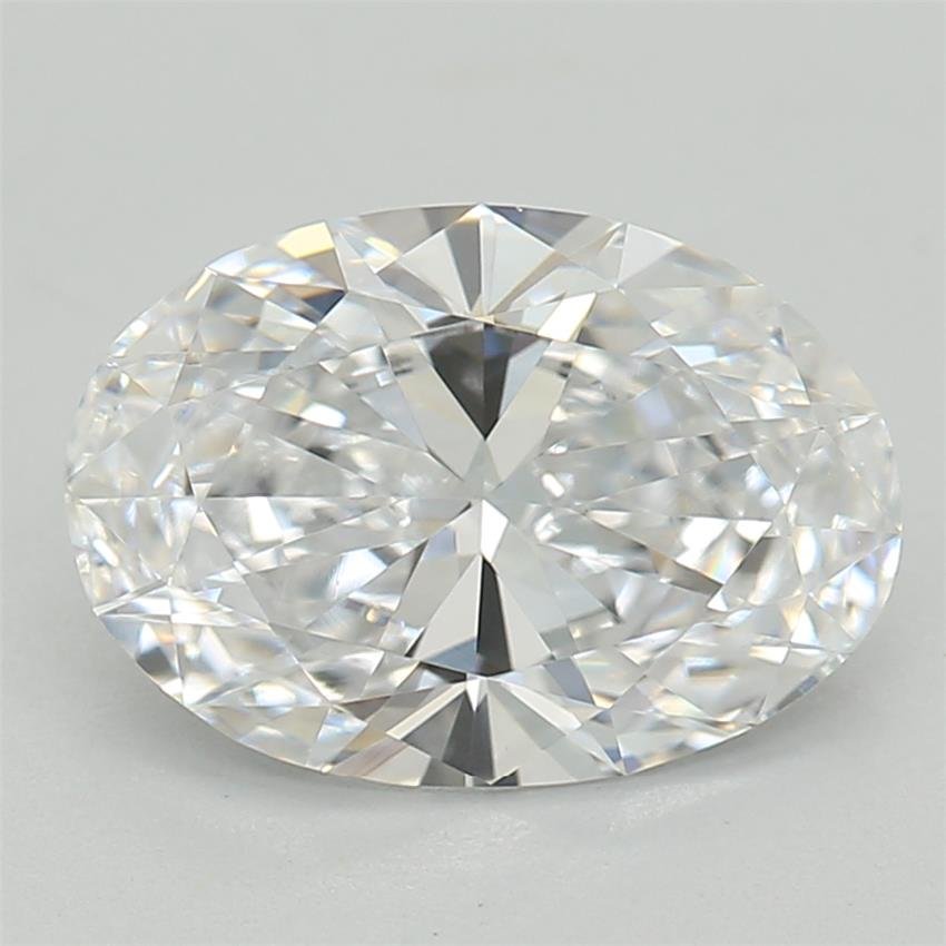 1.08ct D VVS2 Very Good Cut Oval Lab Grown Diamond