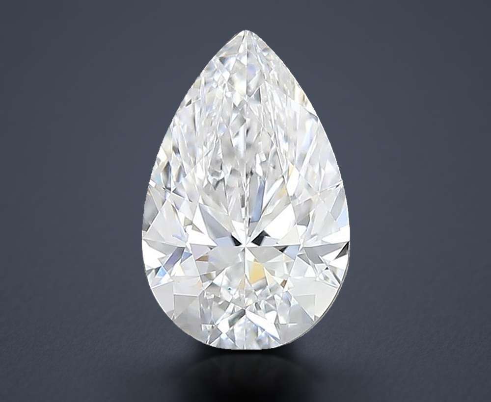 0.71 Carat Pear Natural Diamond