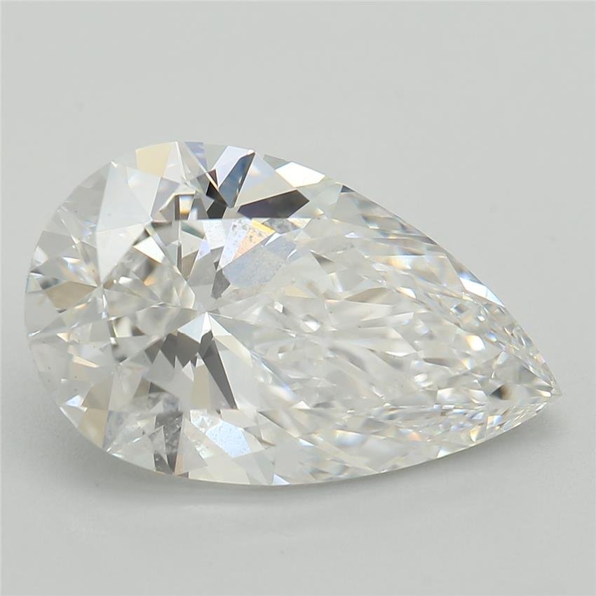 3.05ct E VS1 Rare Carat Ideal Cut Pear Lab Grown Diamond