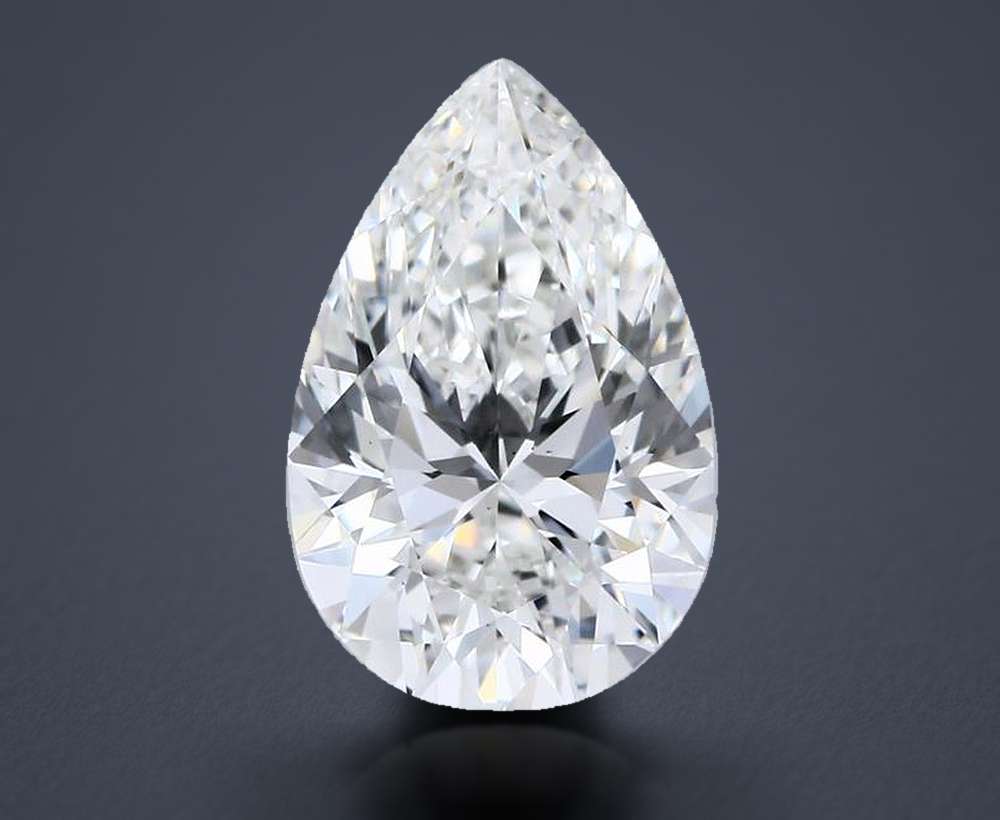 2.55 Carat Pear Lab Diamond