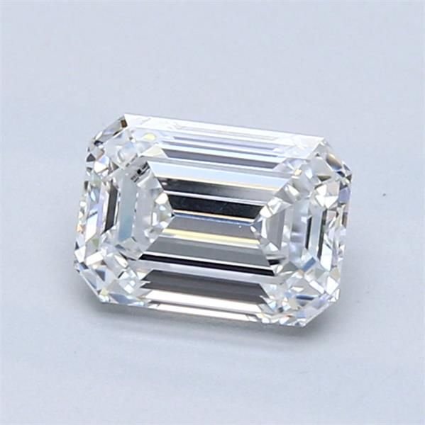 1.00ct D VVS1 Excellent Cut Emerald Lab Grown Diamond