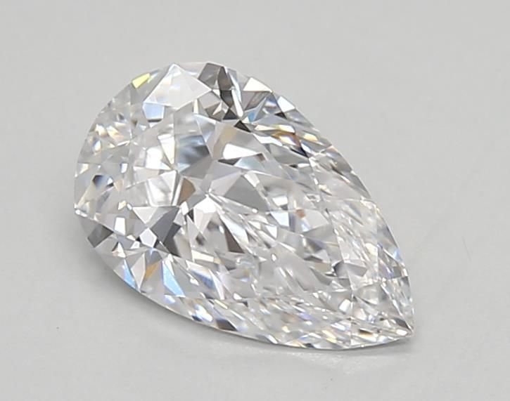 0.86ct D VVS2 Rare Carat Ideal Cut Pear Lab Grown Diamond