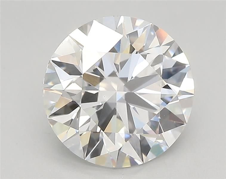 3.41ct E VVS2 Rare Carat Ideal Cut Round Lab Grown Diamond