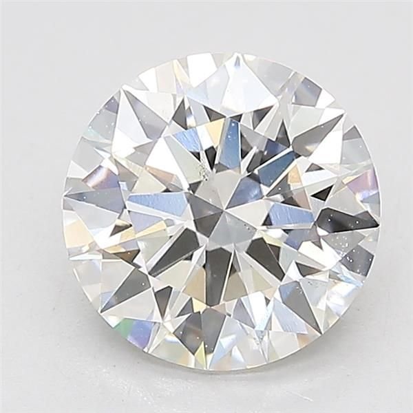 2.03ct F VS2 Rare Carat Ideal Cut Round Lab Grown Diamond