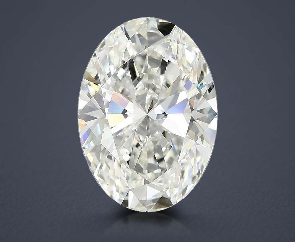 3.78 Carat Oval Lab Diamond