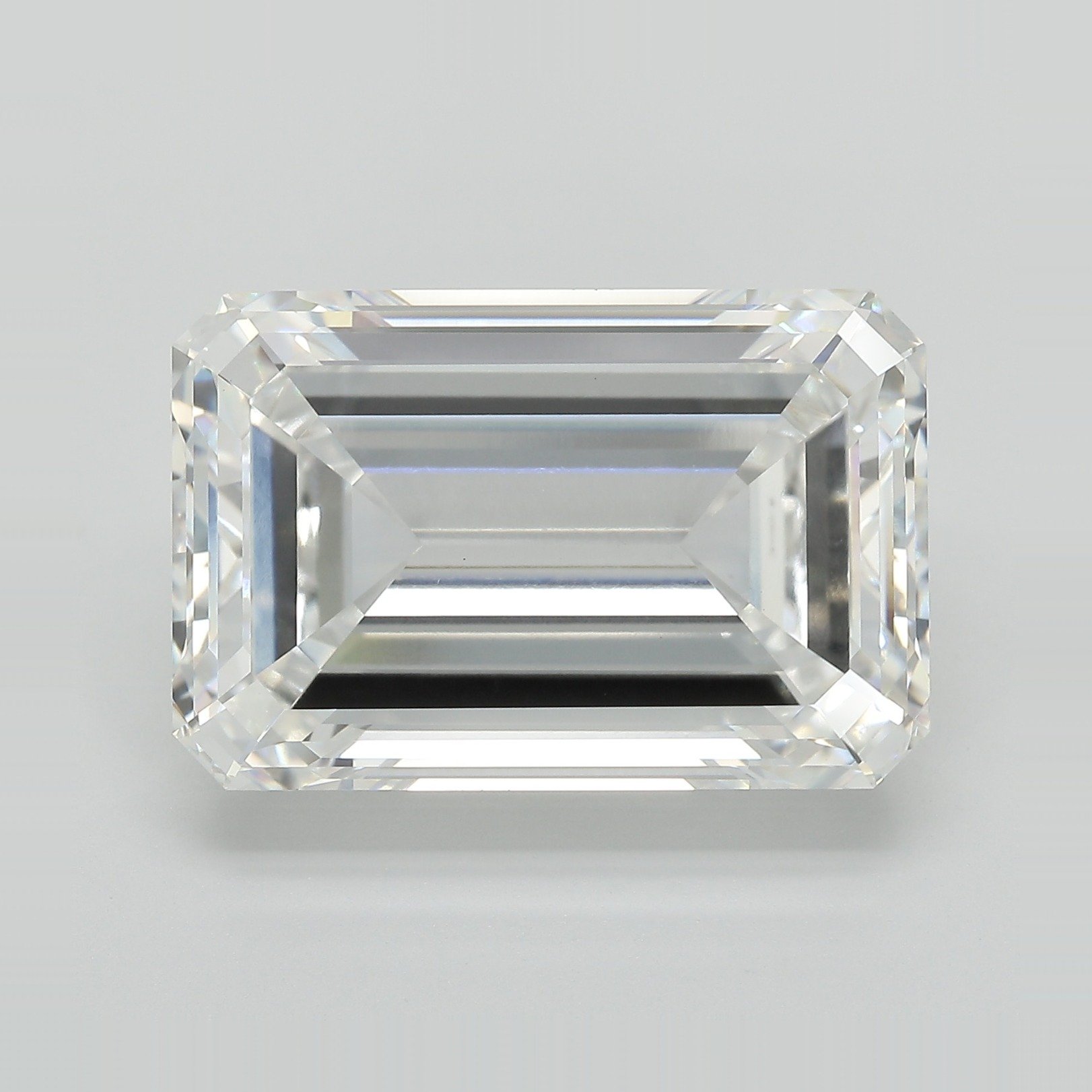 16.54ct F VVS2 Rare Carat Ideal Cut Emerald Lab Grown Diamond