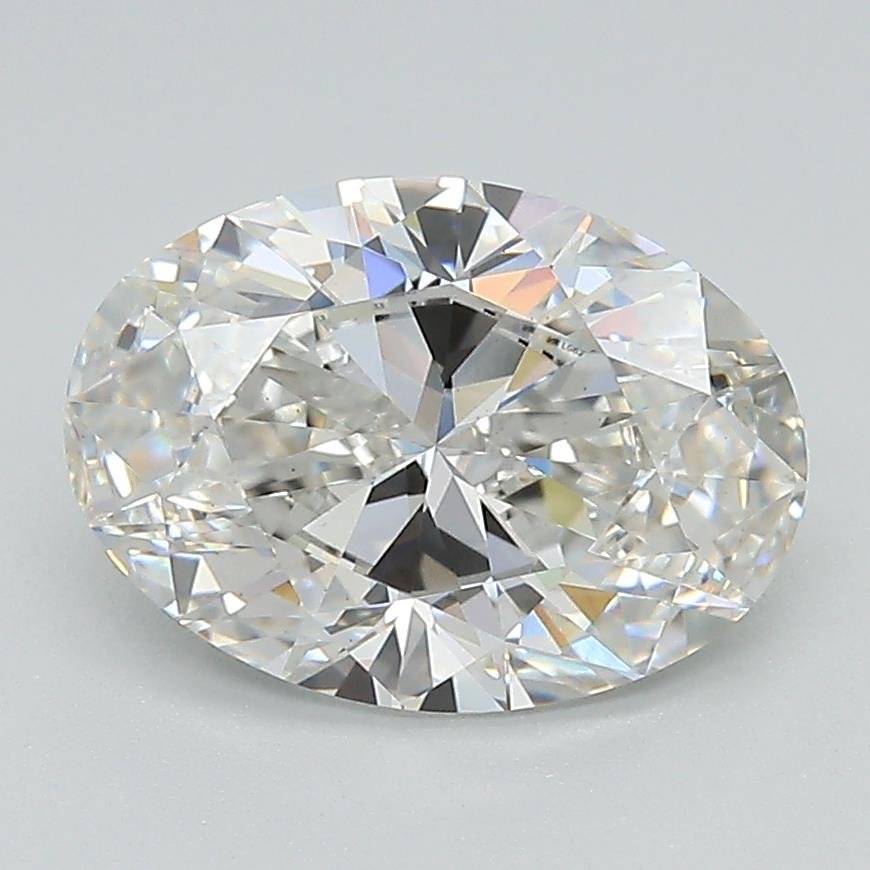 2.10ct E VS2 Rare Carat Ideal Cut Oval Lab Grown Diamond