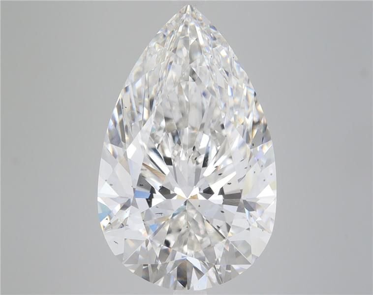 8.64ct F SI1 Rare Carat Ideal Cut Pear Lab Grown Diamond