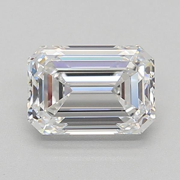 1.51ct F VVS2 Rare Carat Ideal Cut Emerald Lab Grown Diamond