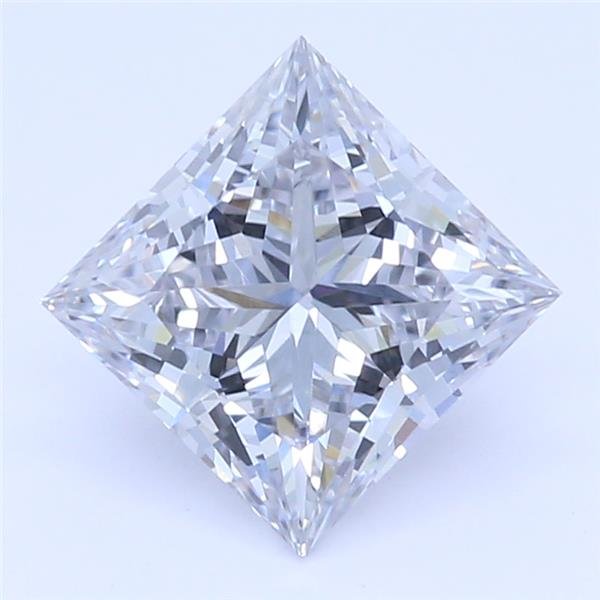 0.82ct H VVS2 Rare Carat Ideal Cut Princess Lab Grown Diamond