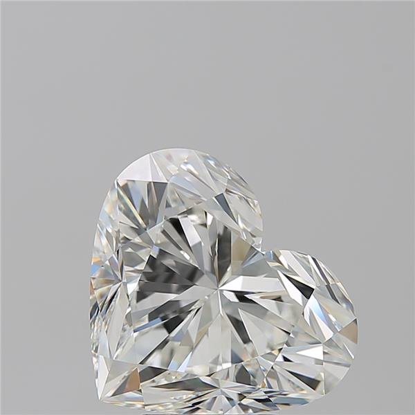 6.06ct J IF Rare Carat Ideal Cut Heart Diamond