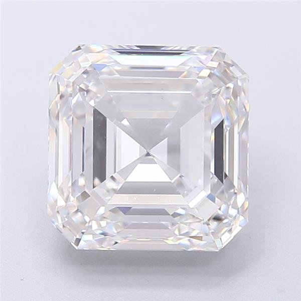 5.04ct E VS1 Rare Carat Ideal Cut Asscher Lab Grown Diamond