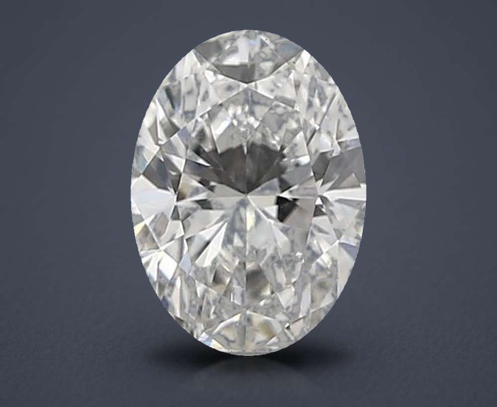 0.57 Carat Oval Lab Diamond