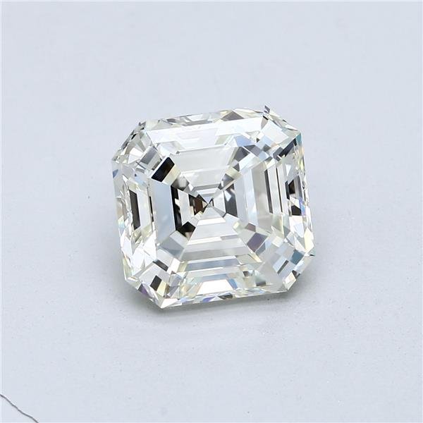 5.00ct K VVS2 Rare Carat Ideal Cut Asscher Diamond