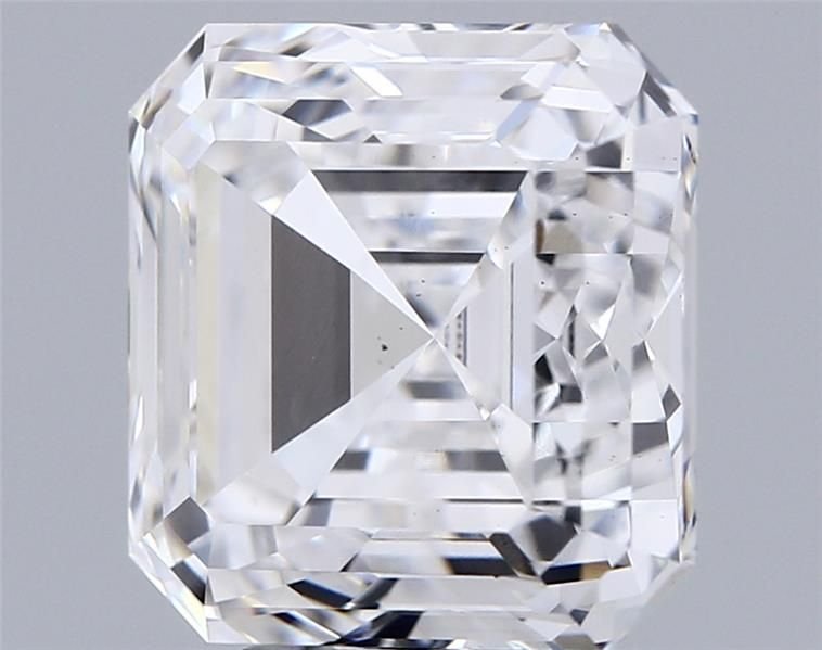 6.03ct E VS1 Rare Carat Ideal Cut Asscher Lab Grown Diamond