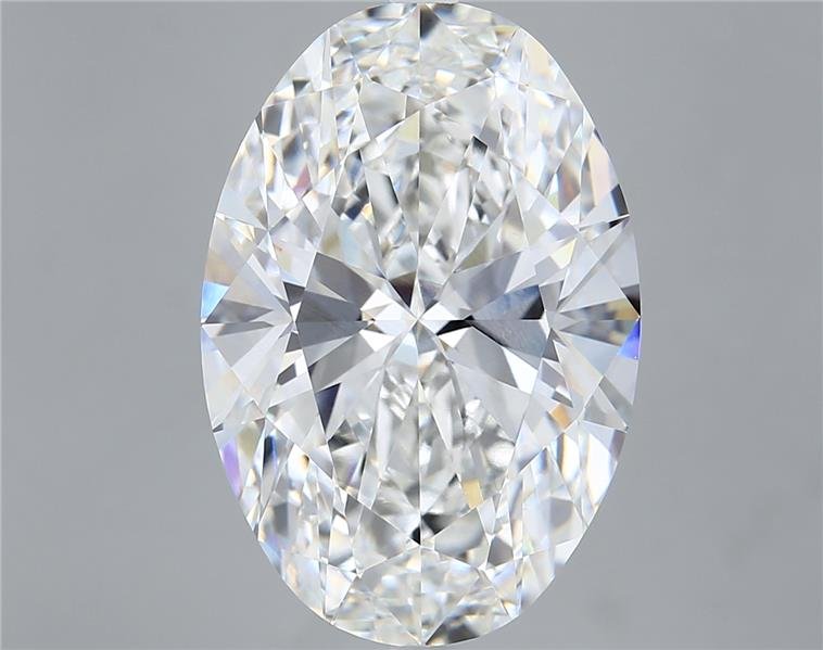 10.09ct F VVS2 Rare Carat Ideal Cut Oval Lab Grown Diamond