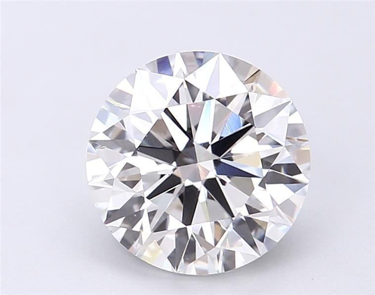 3.15ct E VS1 Rare Carat Ideal Cut Round Lab Grown Diamond