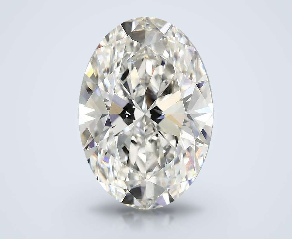 4.58 Carat Oval Lab Diamond