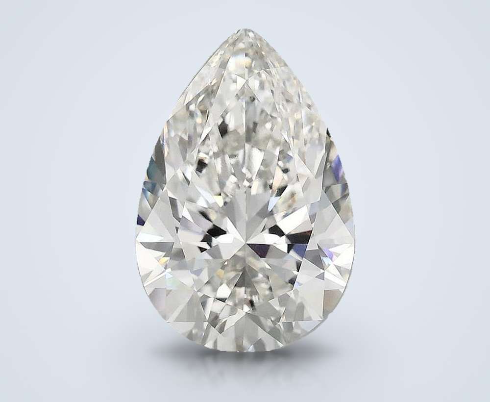 4.09 Carat Pear Lab Diamond