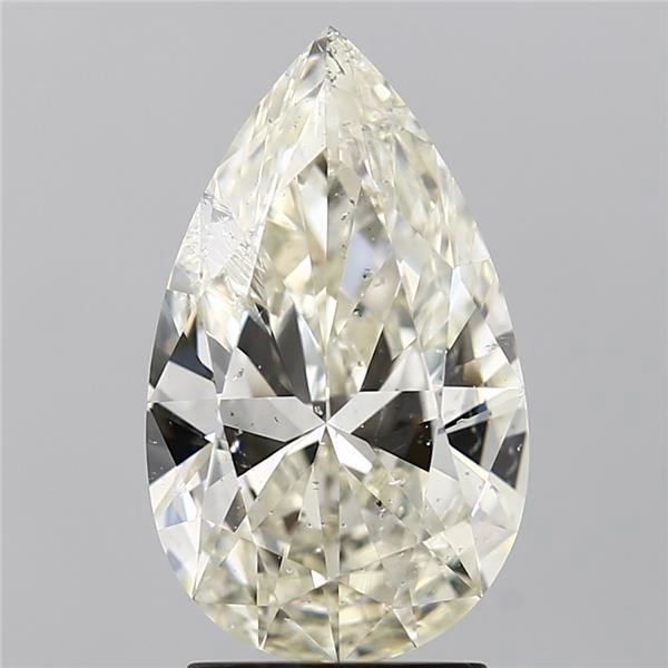 2.55ct K SI2 Rare Carat Ideal Cut Pear Diamond