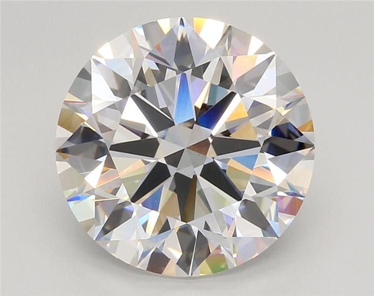5.54ct E VVS2 Rare Carat Ideal Cut Round Lab Grown Diamond