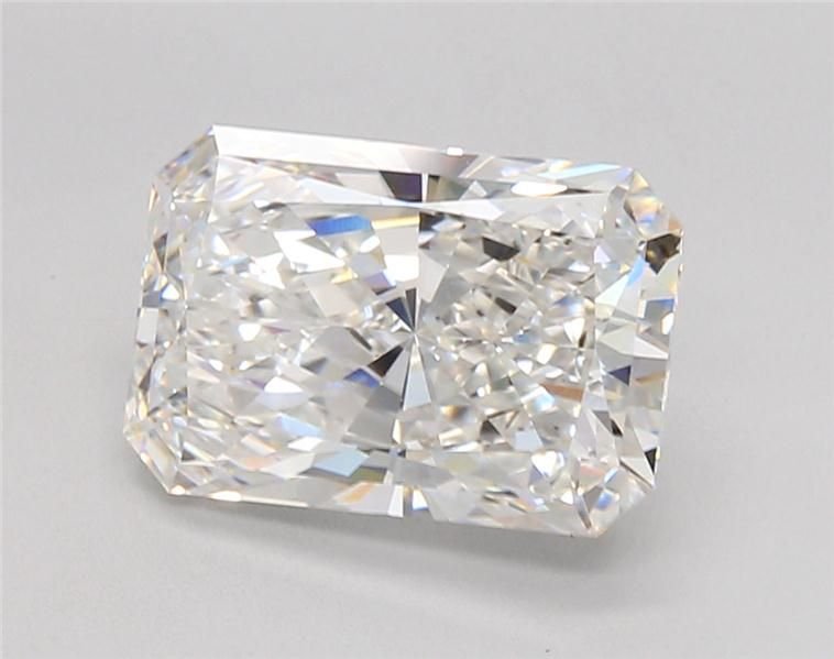 4.51ct F VVS2 Rare Carat Ideal Cut Radiant Lab Grown Diamond