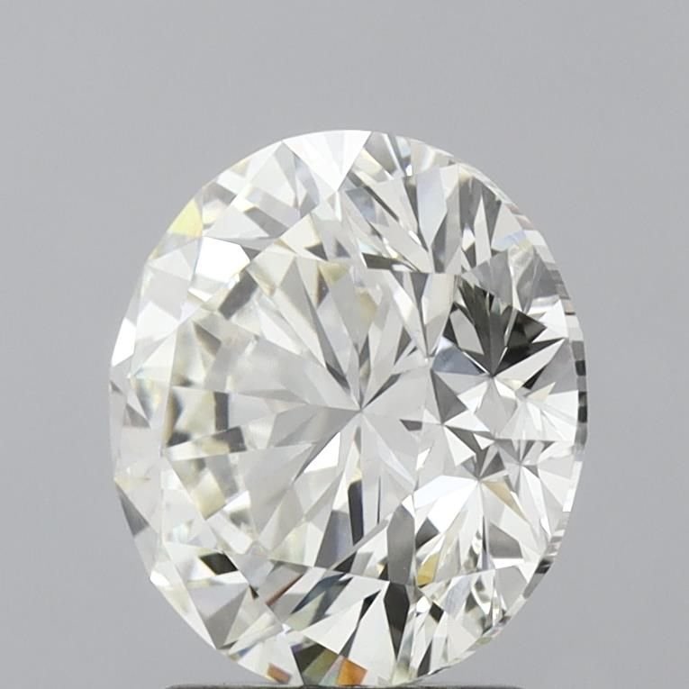 2.74ct J VVS2 Excellent Cut Round Lab Grown Diamond