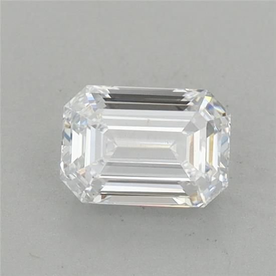 0.69ct E VVS2 Excellent Cut Emerald Lab Grown Diamond