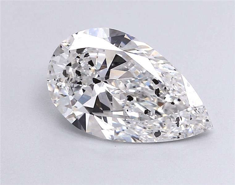 2.02ct F SI2 Very Good Cut Pear Lab Grown Diamond