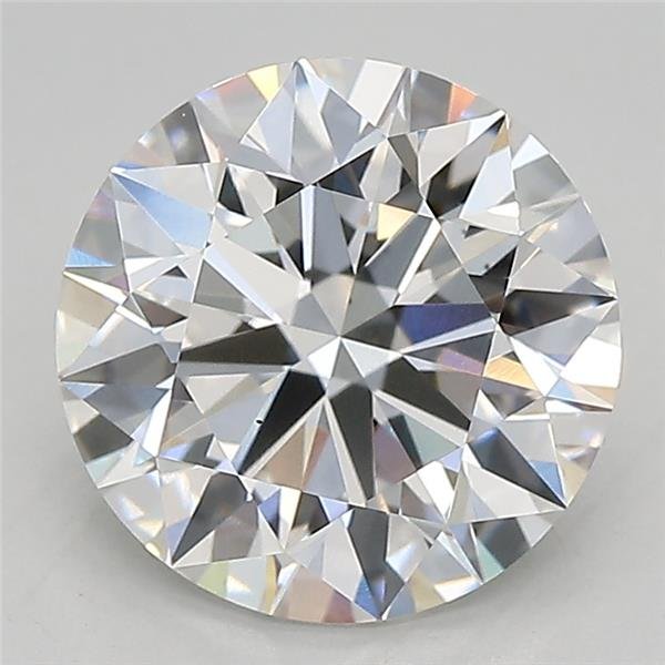 2.83ct F VS1 Rare Carat Ideal Cut Round Lab Grown Diamond