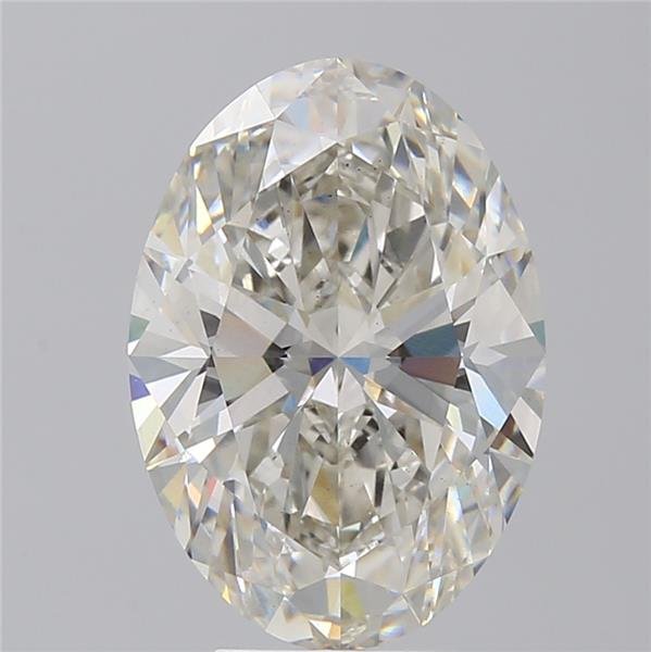 6.03ct I VS2 Rare Carat Ideal Cut Oval Lab Grown Diamond