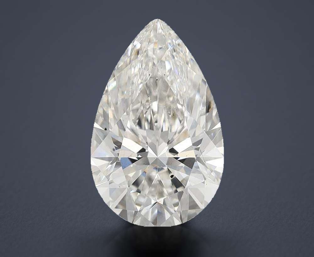 3.71 Carat Pear Lab Diamond