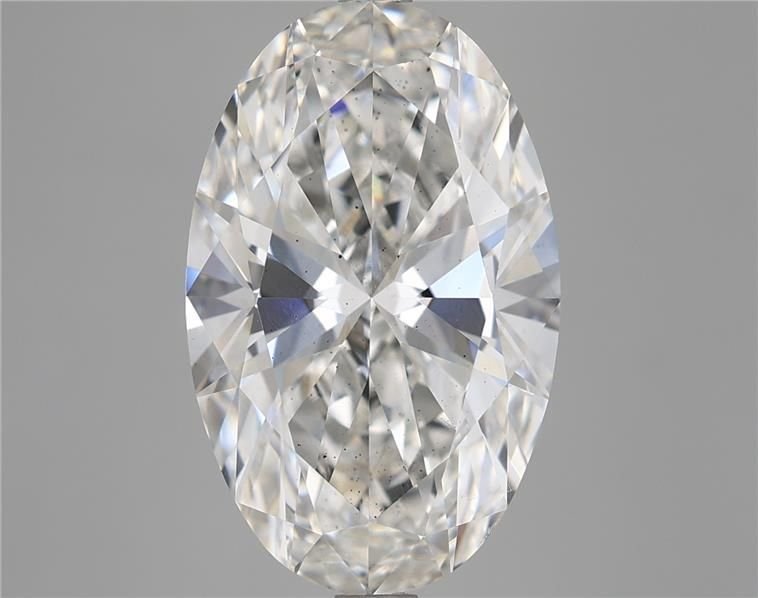 6.41ct G SI1 Rare Carat Ideal Cut Oval Lab Grown Diamond