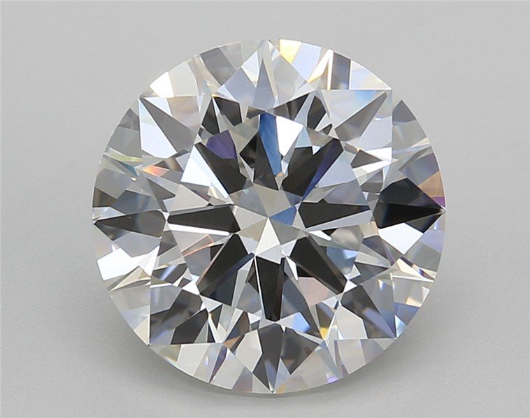 5.02ct G VVS2 Rare Carat Ideal Cut Round Lab Grown Diamond