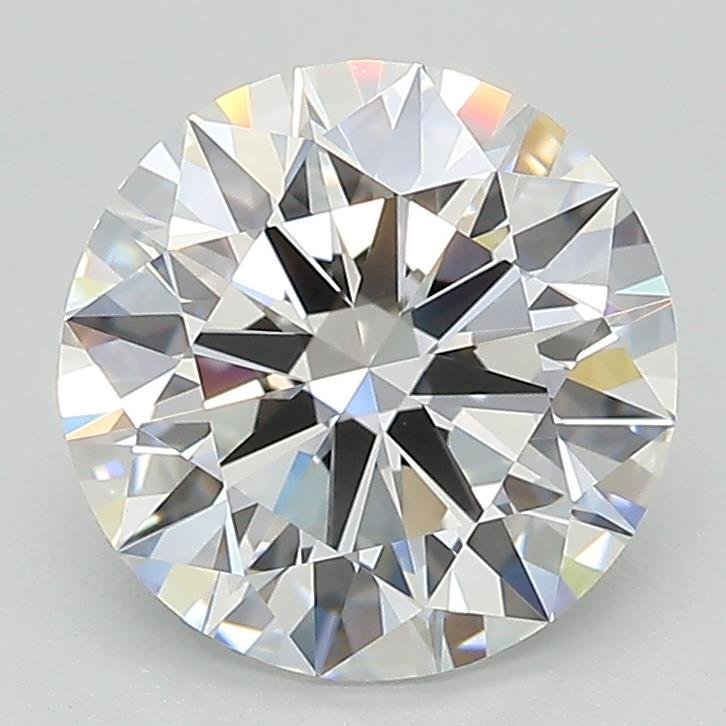 2.51ct D VS1 Rare Carat Ideal Cut Round Lab Grown Diamond