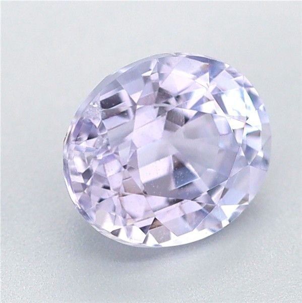0.82 Carat Purple Oval Sapphire