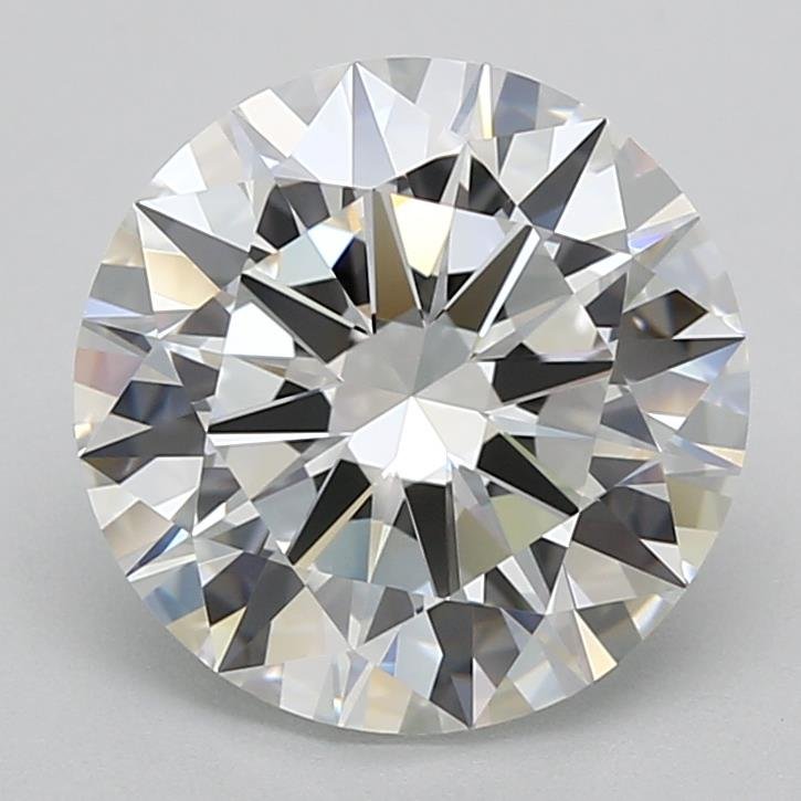 3.42ct E VVS1 Rare Carat Ideal Cut Round Lab Grown Diamond