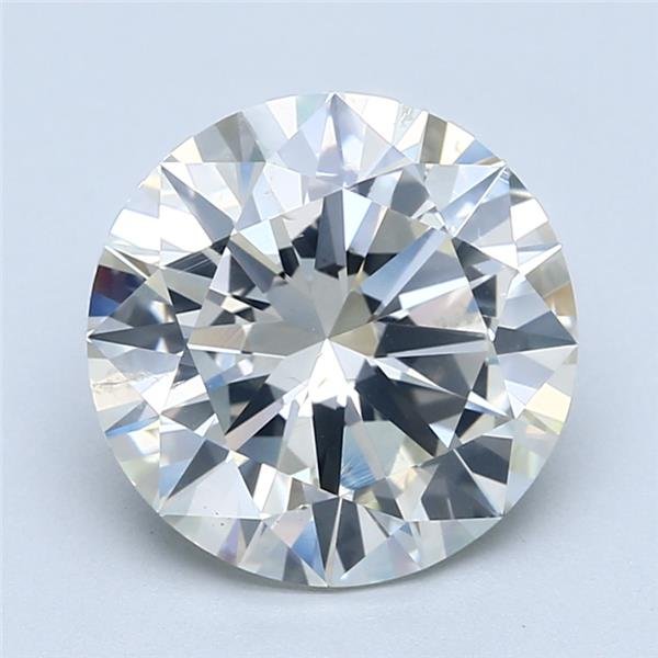 4.15ct J SI2 Excellent Cut Round Diamond