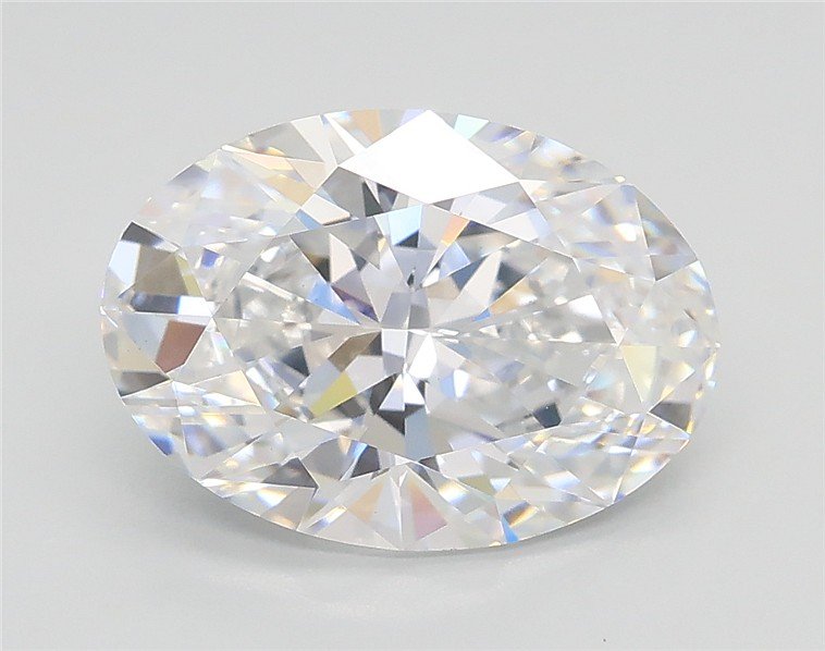2.52ct D VS1 Rare Carat Ideal Cut Oval Lab Grown Diamond