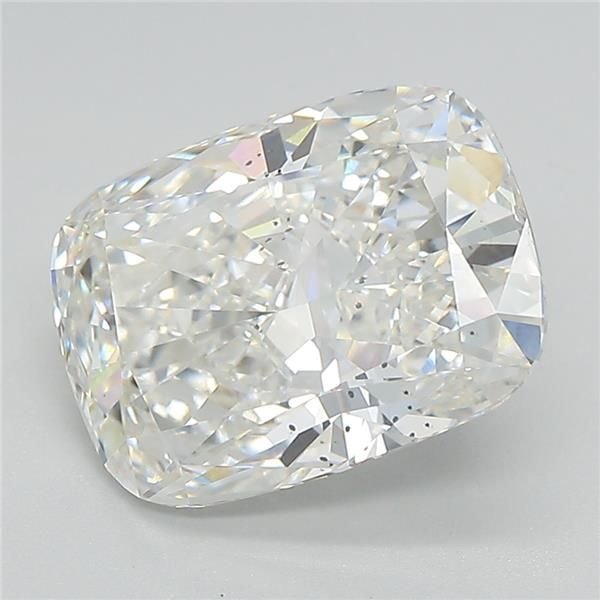 4.17ct G SI1 Rare Carat Ideal Cut Cushion Lab Grown Diamond