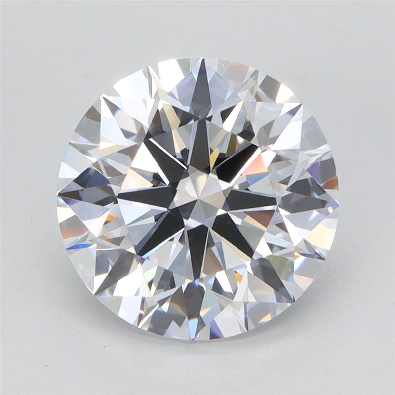 3.11ct D VVS2 Rare Carat Ideal Cut Round Lab Grown Diamond