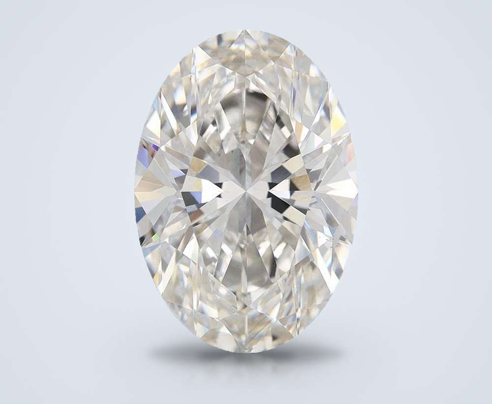 7.40 Carat Oval Lab Diamond