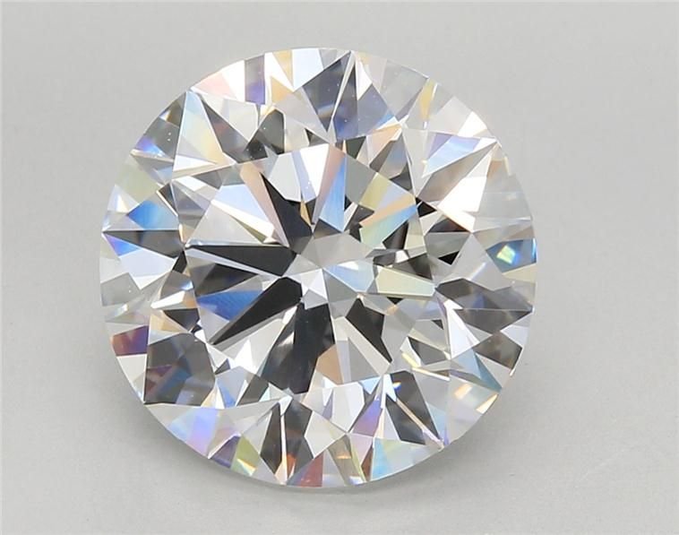 6.01ct F VVS2 Rare Carat Ideal Cut Round Lab Grown Diamond