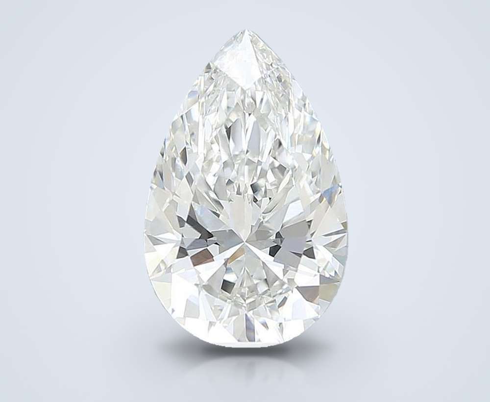4.25 Carat Pear Lab Diamond