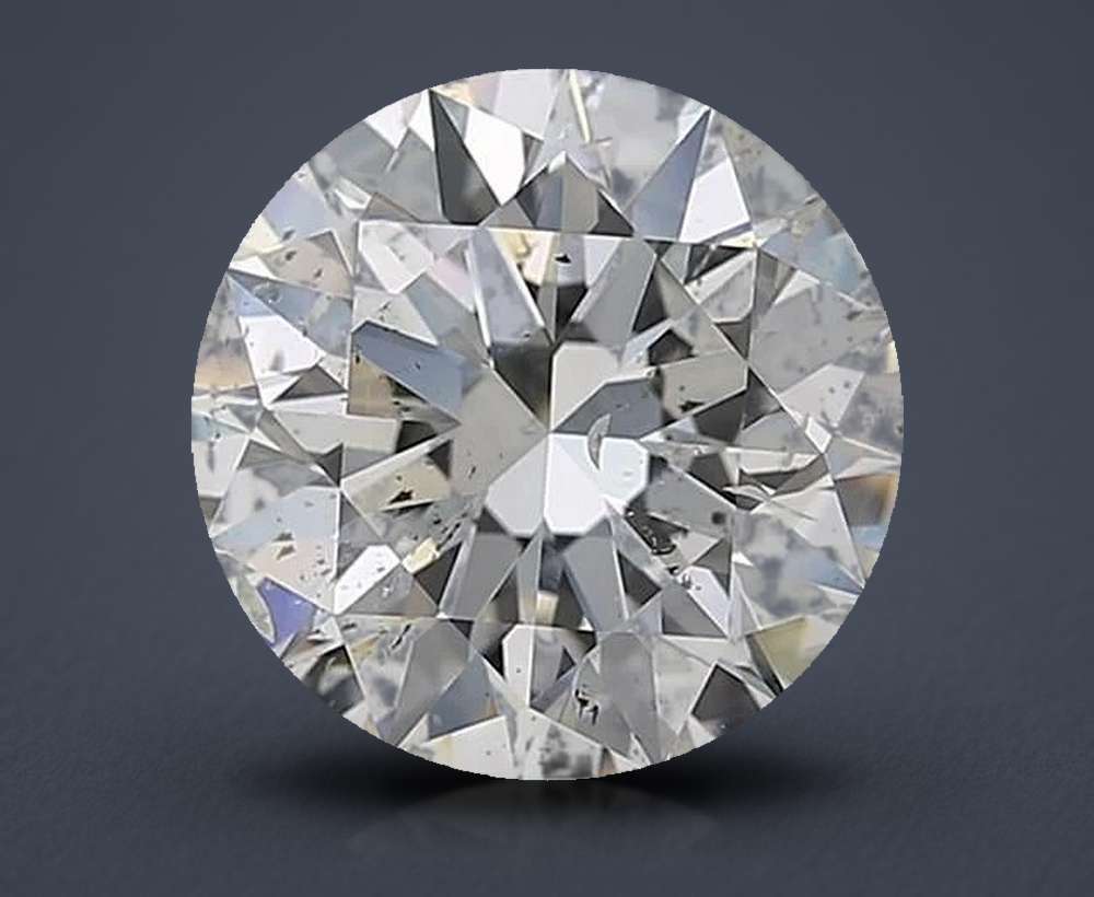 3.80 Carat Round Natural Diamond