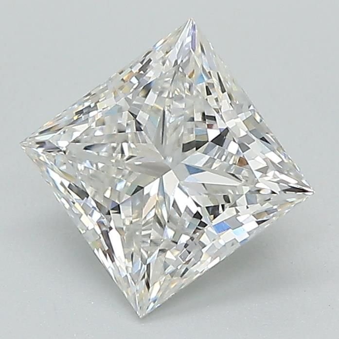 1.50ct F VS1 Rare Carat Ideal Cut Princess Lab Grown Diamond