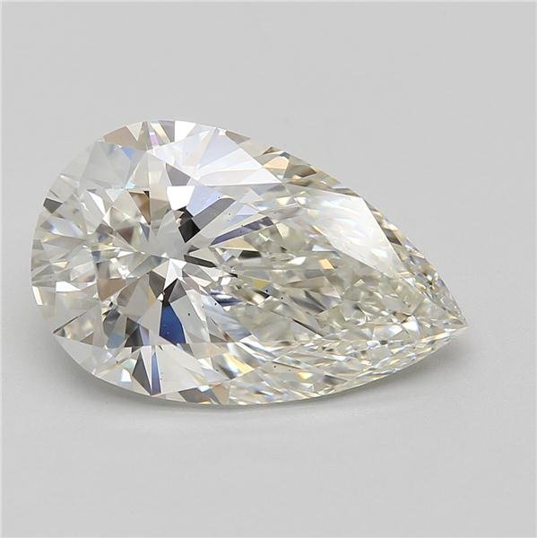 8.06ct H VS1 Rare Carat Ideal Cut Pear Lab Grown Diamond