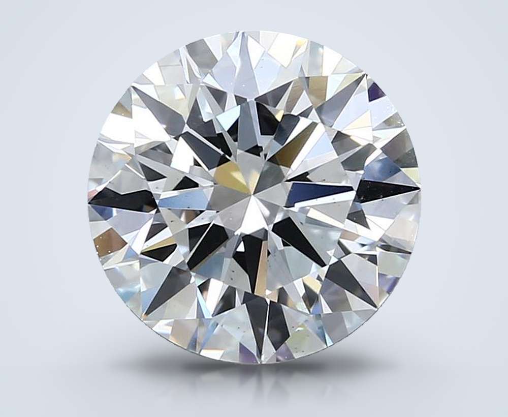 4.04 Carat Round Lab Diamond